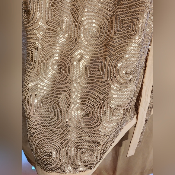 Free People Sequin Champagne Mini Dress, Size 2, Worn Once - Picture 5 of 11